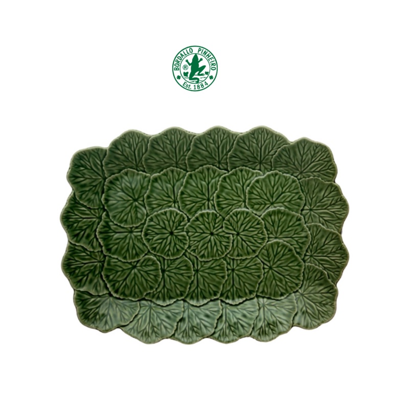 Bordallo Pinheiro Geranium Relief Platter 39