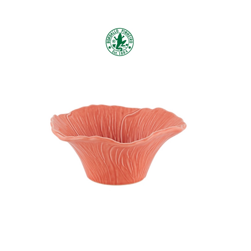 Bordallo Pinheiro Maria Flor Bowl Hollyhock Orange