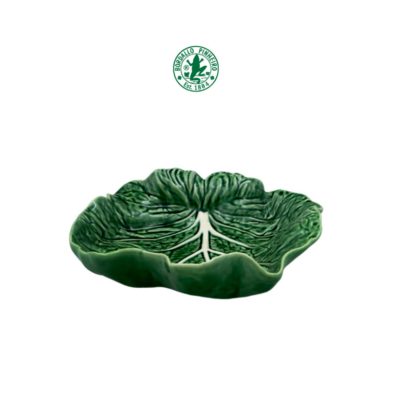 Bordallo Pinheiro Cabbage Concave Leaf 26 Green