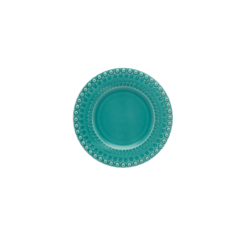Bordallo Pinheiro Fantasy Dessert Plate Aqua