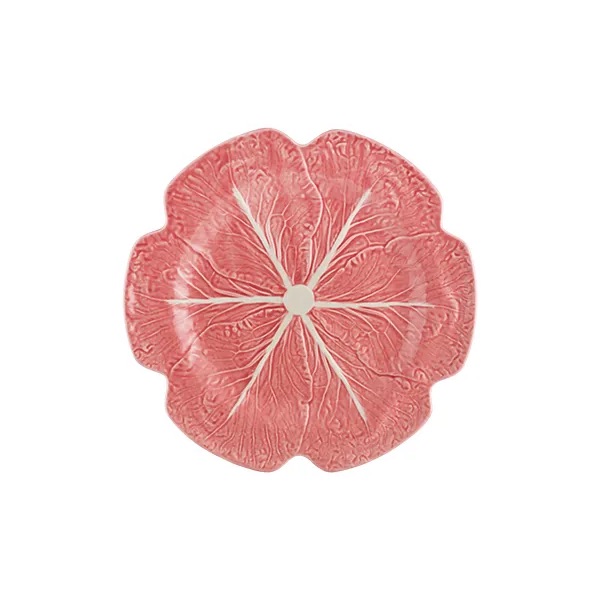 Bordallo Pinheiro Cabbage Pink Charger Plate