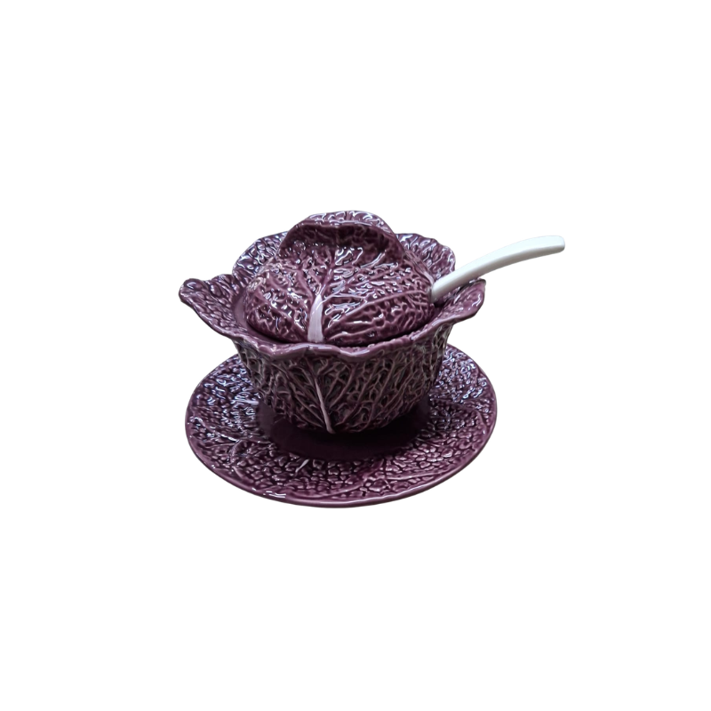 Coldar Portuguese Cabbage Tureen Purple Medium