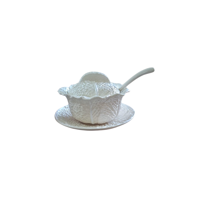 Coldar Portuguese Cabbage Tureen White Small 0.5L