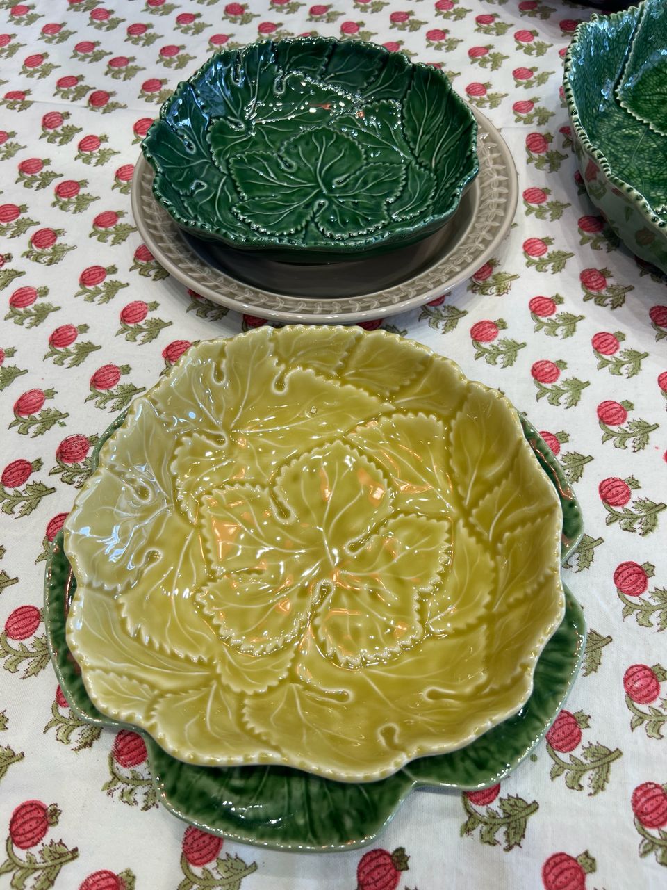 Coldar Vine Leaf Pasta Bowl 22cm Caramel (AS-IS ITEM)