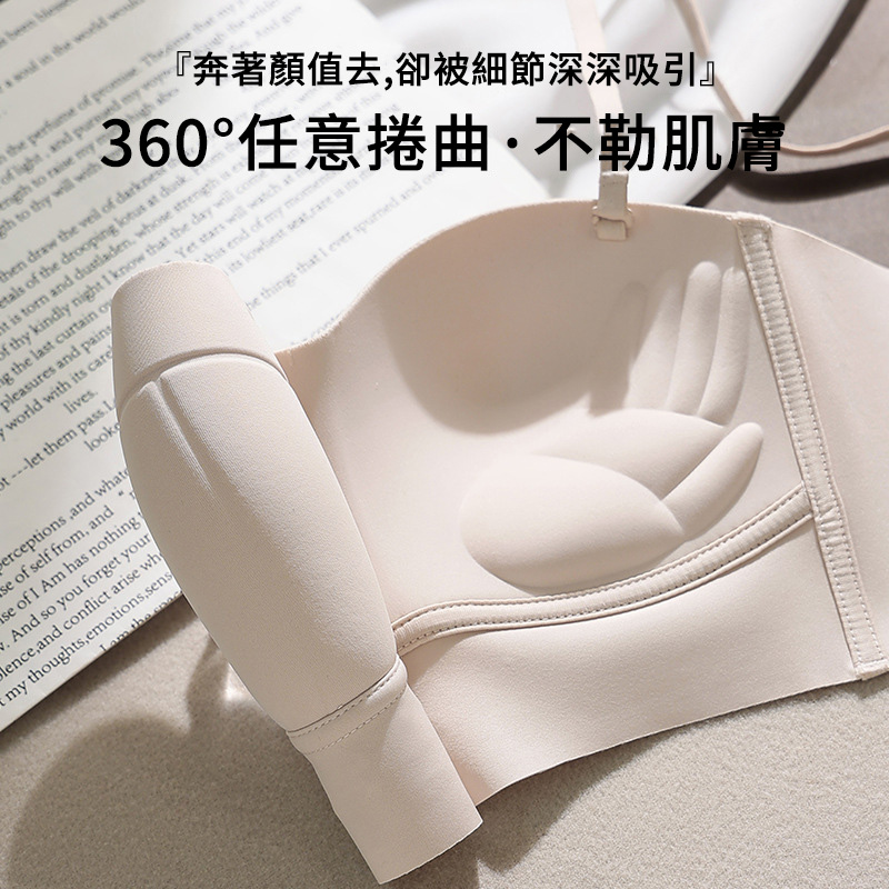 【2件裝】內搭很舒服！裹胸聚攏防下垂無痕文胸