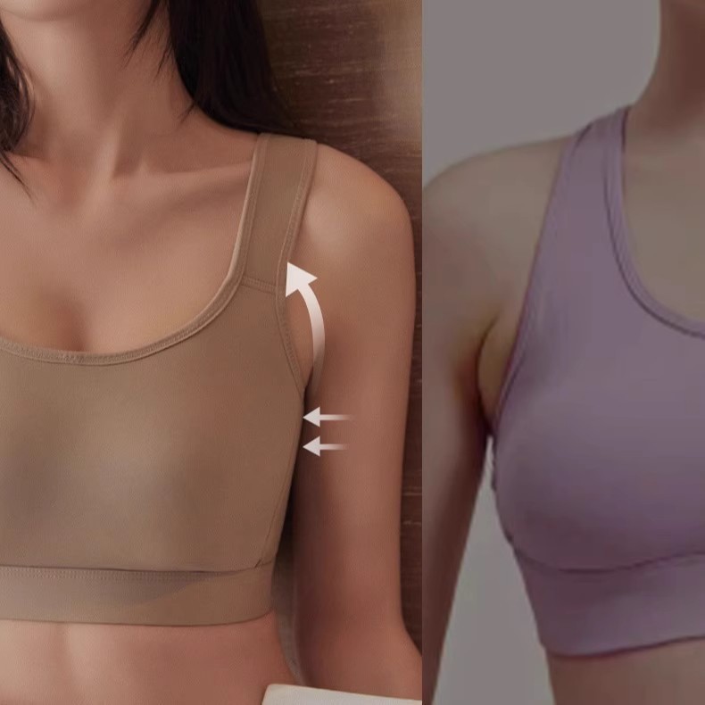 運動薄款提拉無痕防震全罩杯內衣