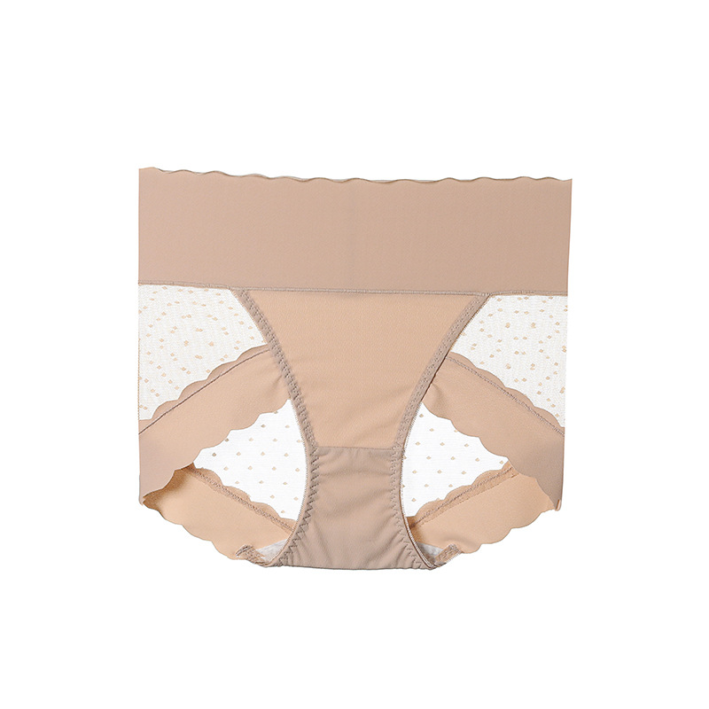 【3件裝】無痕性感網紗高腰收腹內褲