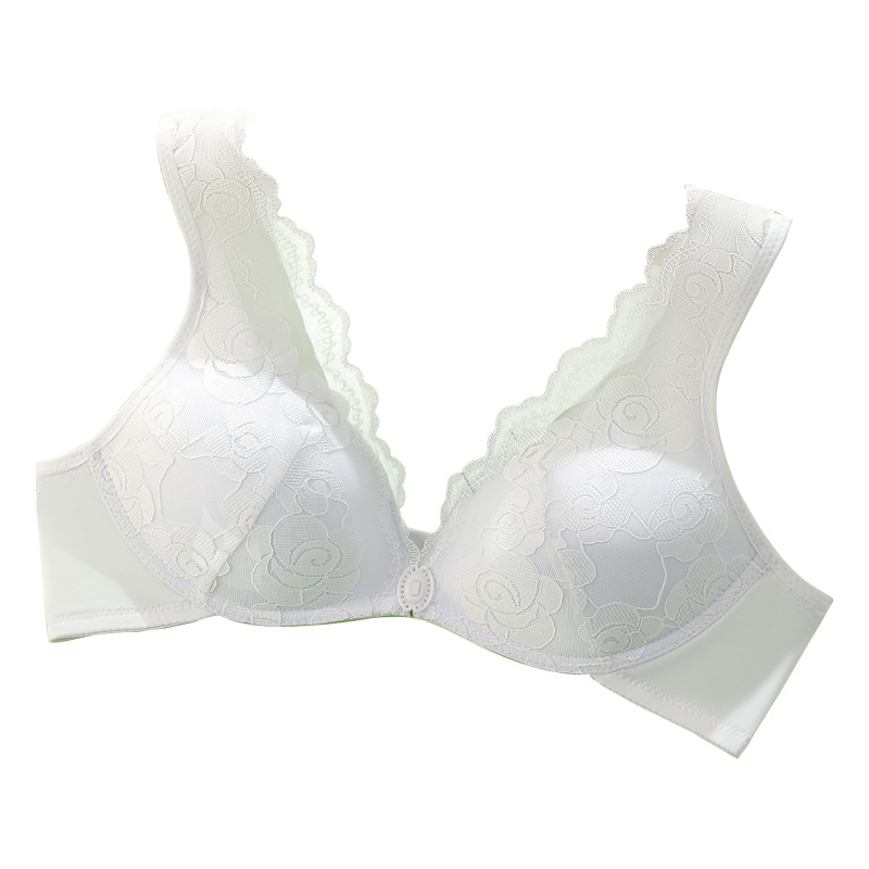 前扣美背無鋼圈性感蕾絲小胸聚攏內衣