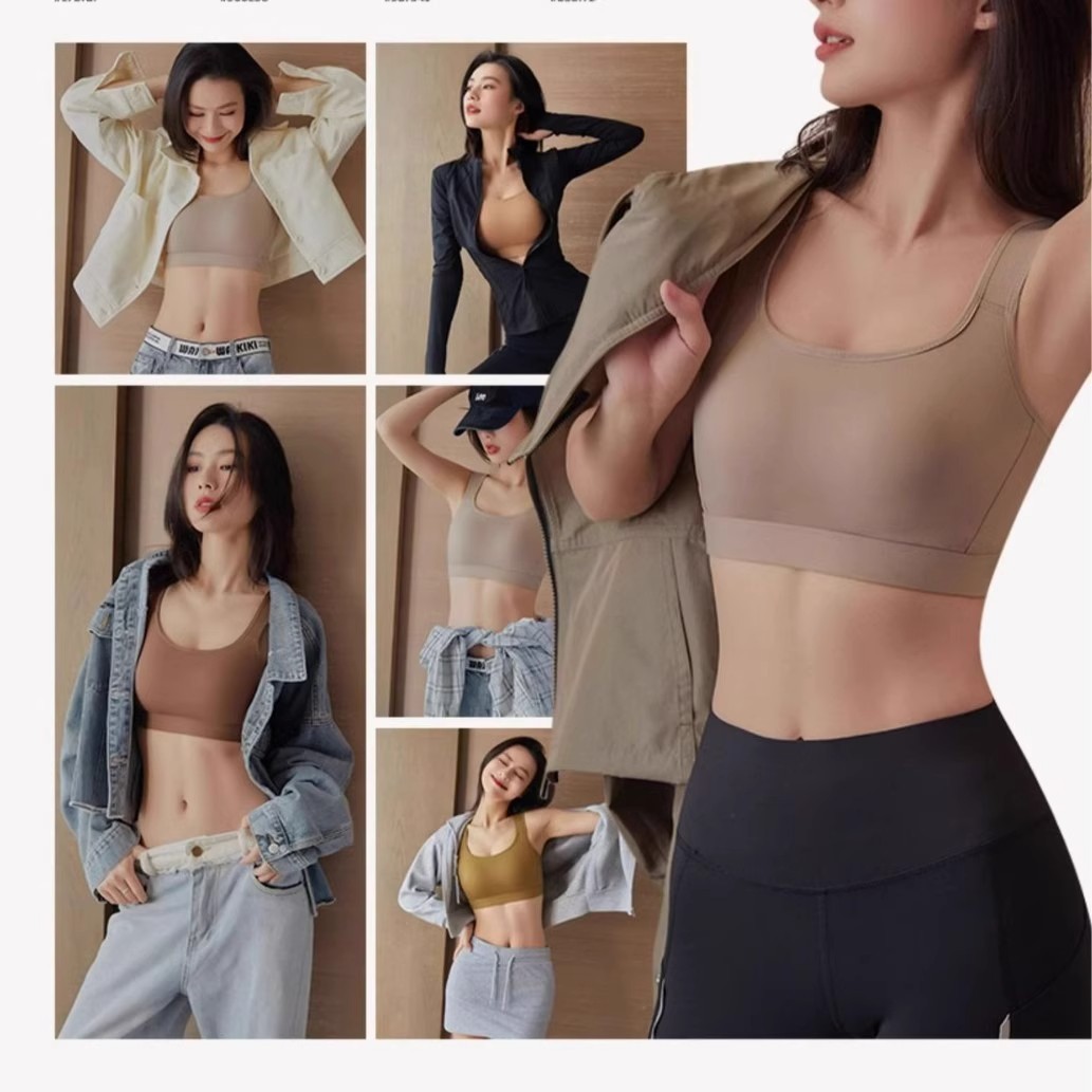 運動薄款提拉無痕防震全罩杯內衣