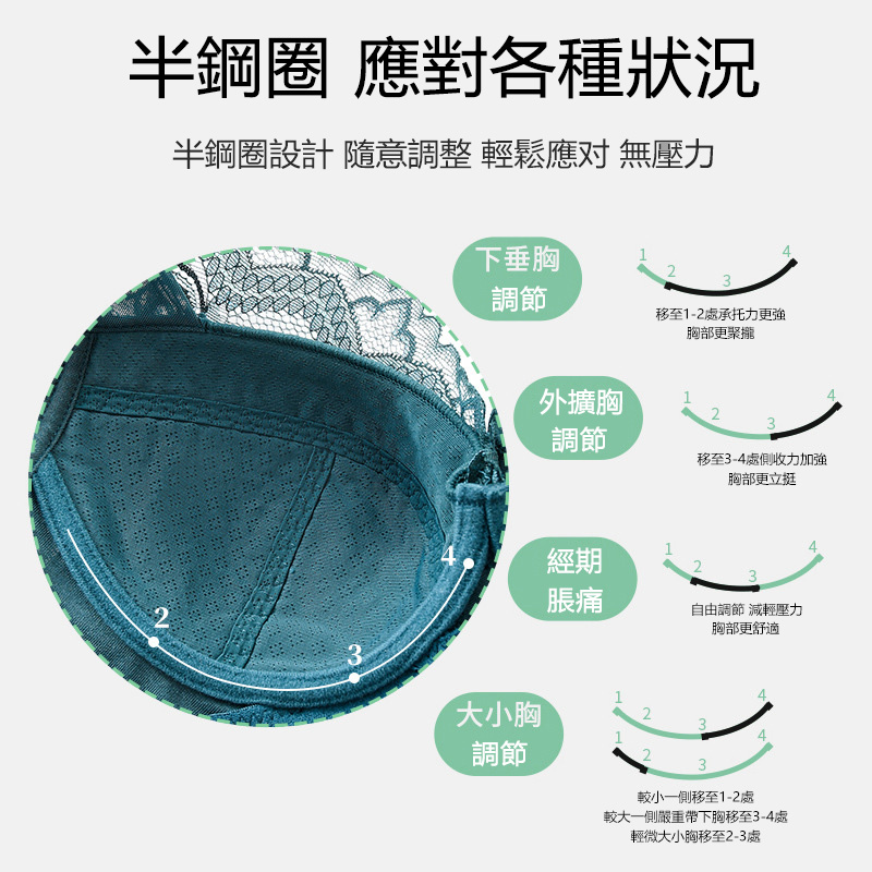 薄款有鋼圈無海綿美背內衣