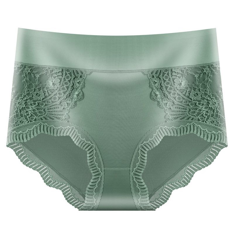 【4件裝】全新蕾絲宮廷風內褲女抑菌純棉襠性感中高腰大尺碼透氣女三角褲
