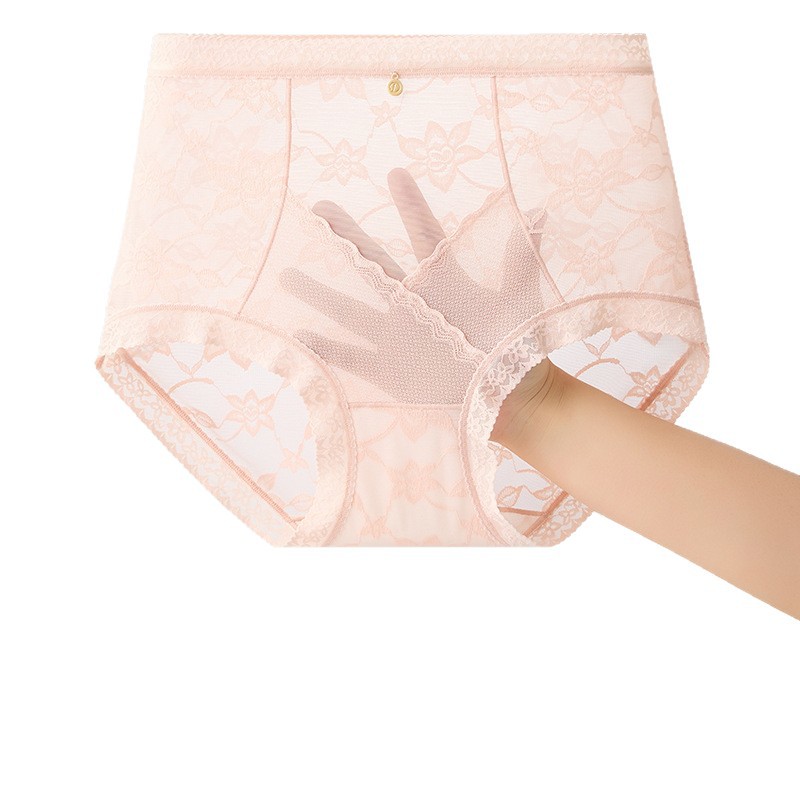 夏季薄款無痕不夾臀性感蕾絲內褲