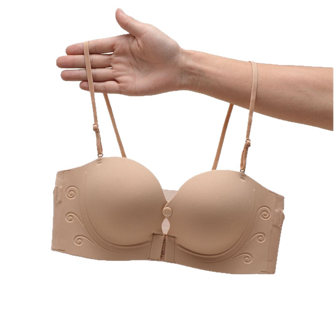 粉底液隱形前扣可拆無痕無肩帶內衣