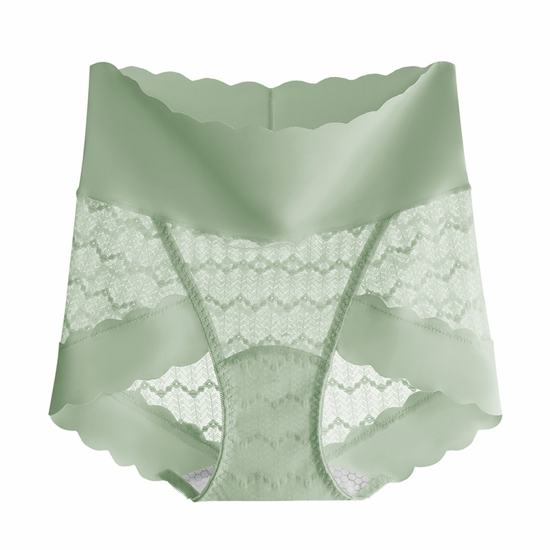 蕾絲性感高腰無痕收腹提臀內褲女輕薄透氣舒適女底褲