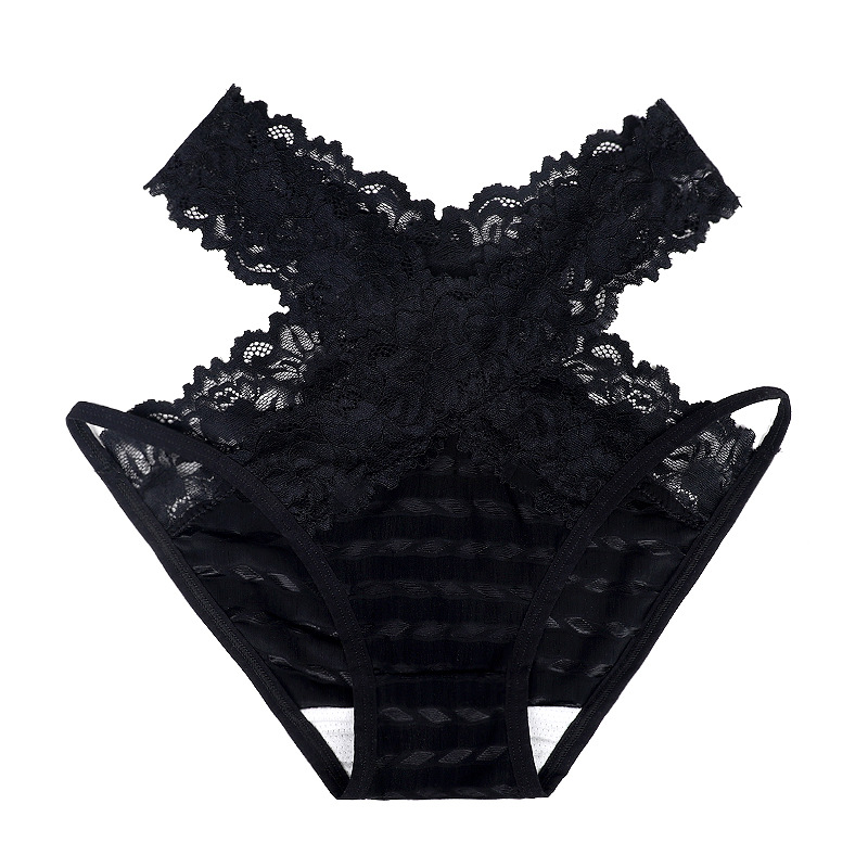 性感蕾絲內褲女大尺碼胖mm中腰親膚包臀內褲
