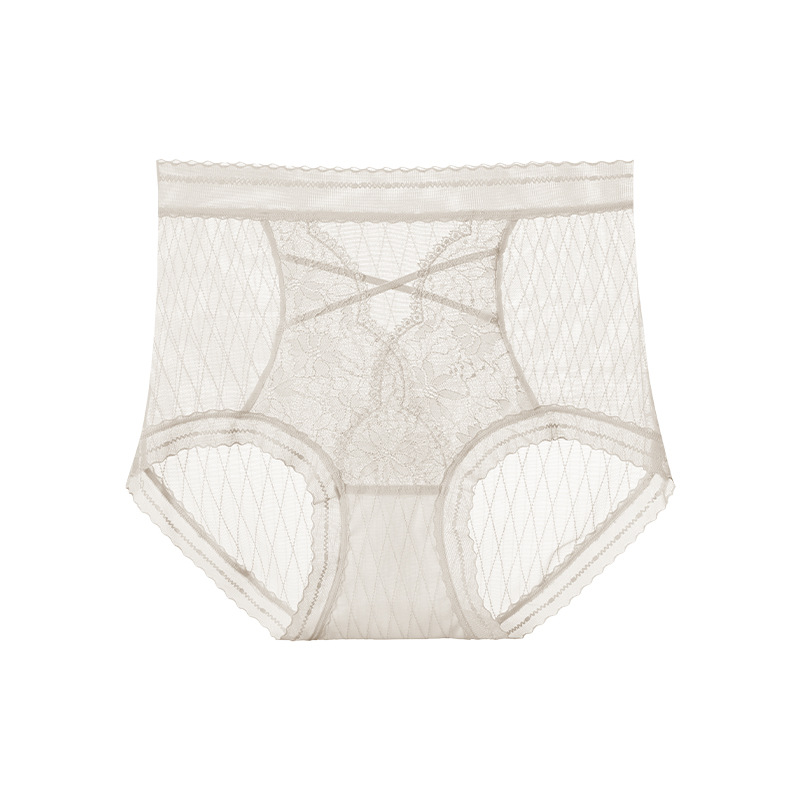 【3件裝】高腰性感蕾絲純欲透氣內褲
