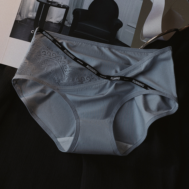 字母綁帶內褲小姐性感純欲聚乳酸抗菌襠甜美女孩三角褲頭