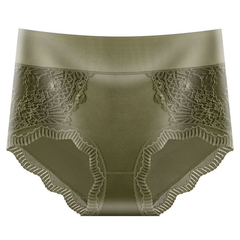 【4件裝】全新蕾絲宮廷風內褲女抑菌純棉襠性感中高腰大尺碼透氣女三角褲
