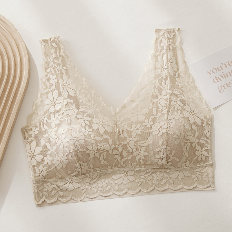 【2件裝】🌟【限時優惠】冰絲涼感鏤空蕾絲美背內衣