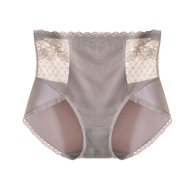 高腰收腹大尺碼塑身提臀性感蕾絲透氣內褲