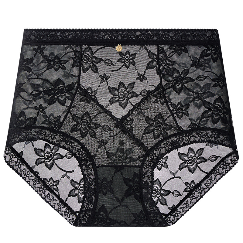 夏季薄款無痕不夾臀性感蕾絲內褲