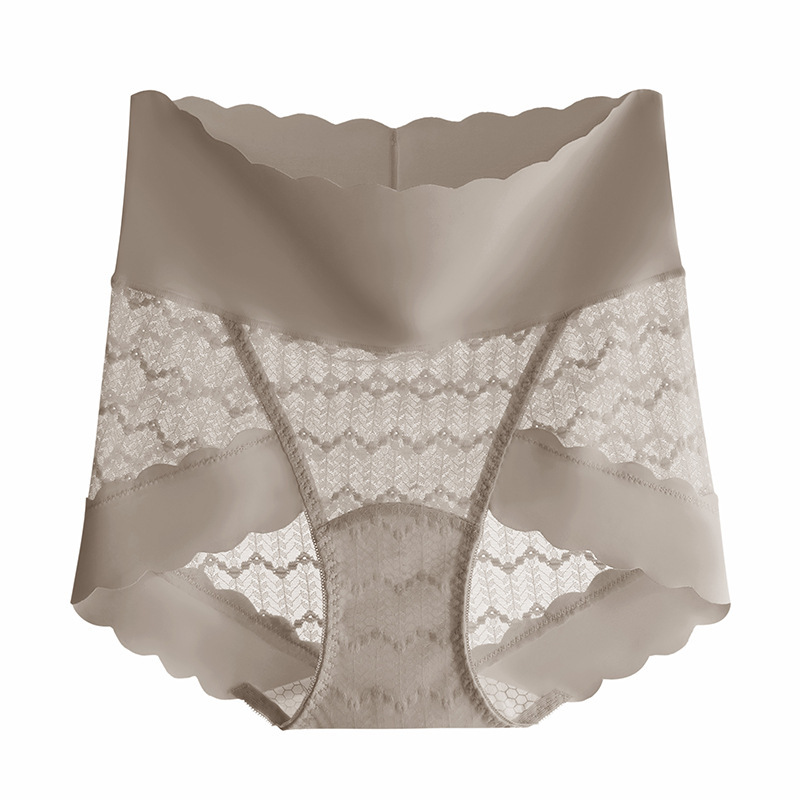 蕾絲性感高腰無痕收腹提臀內褲女輕薄透氣舒適女底褲