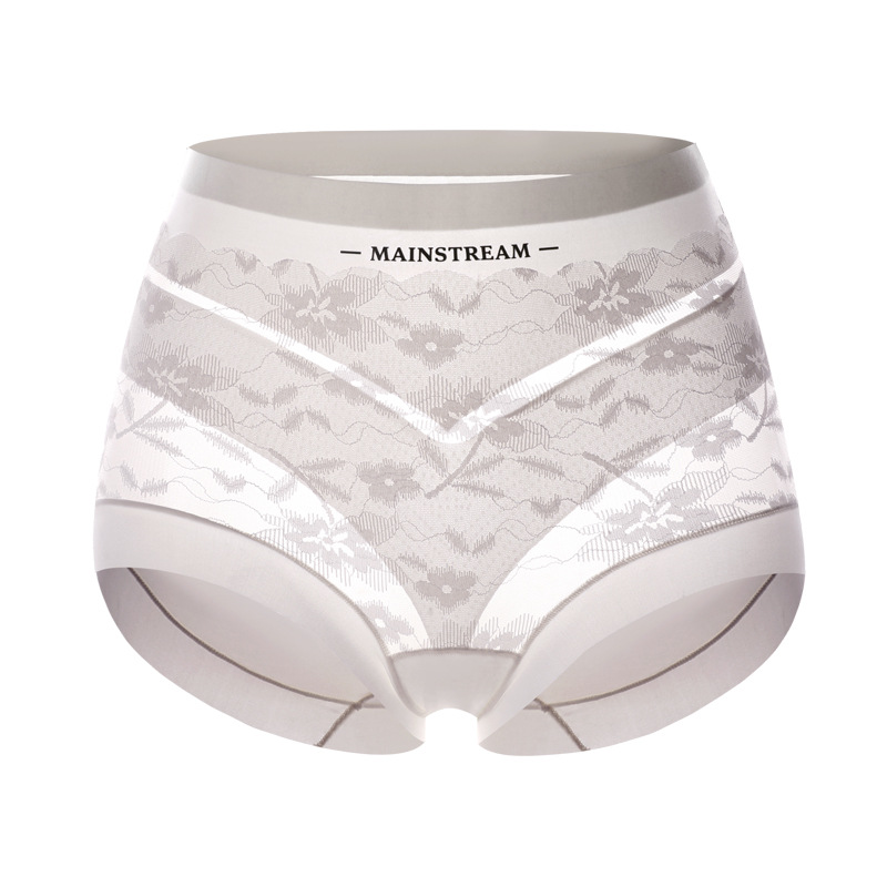 【2件裝】薄款蕾絲中高腰收腹提臀無痕內褲