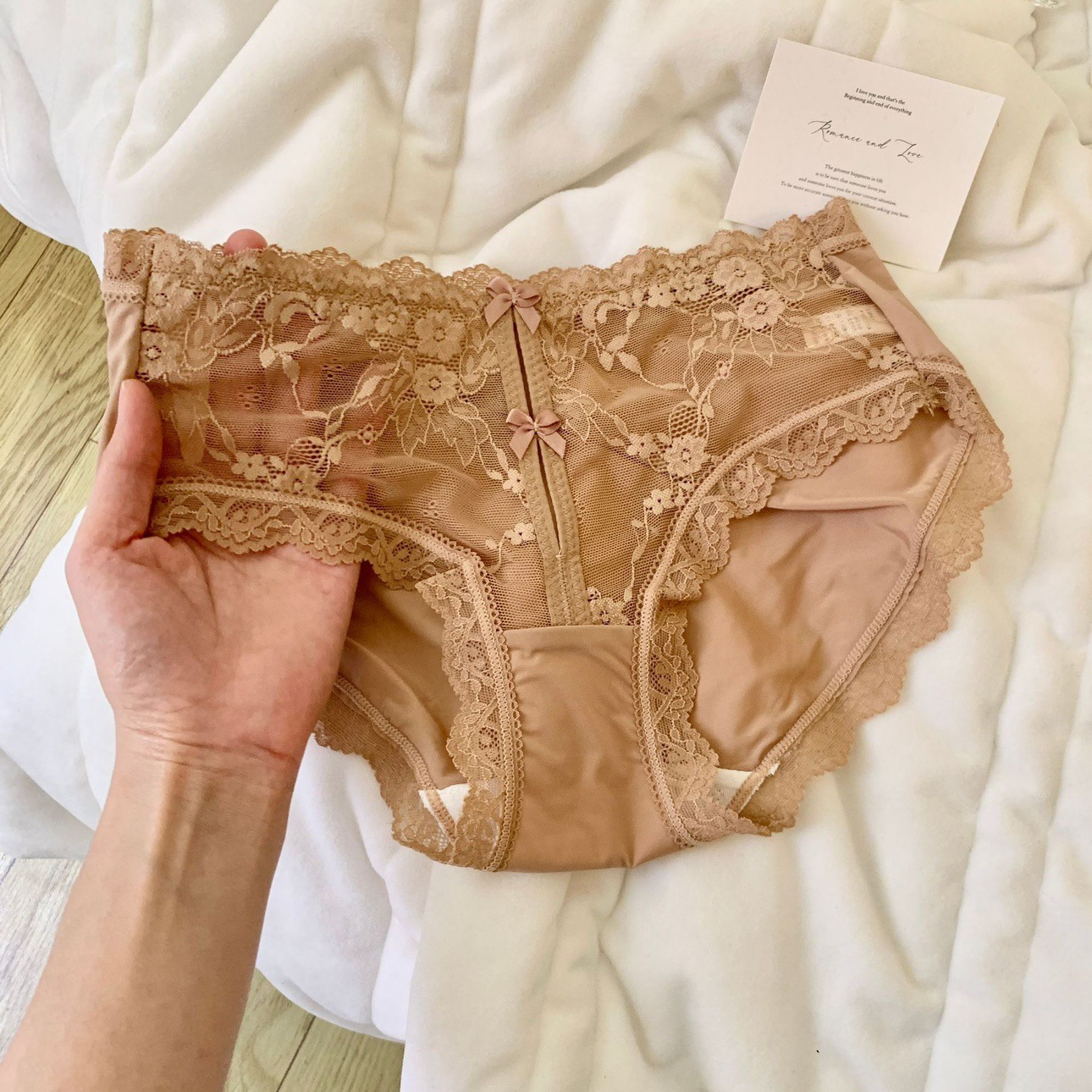 【4件裝】💋【甜辣純欲風】夏季半透性感蕾絲內褲