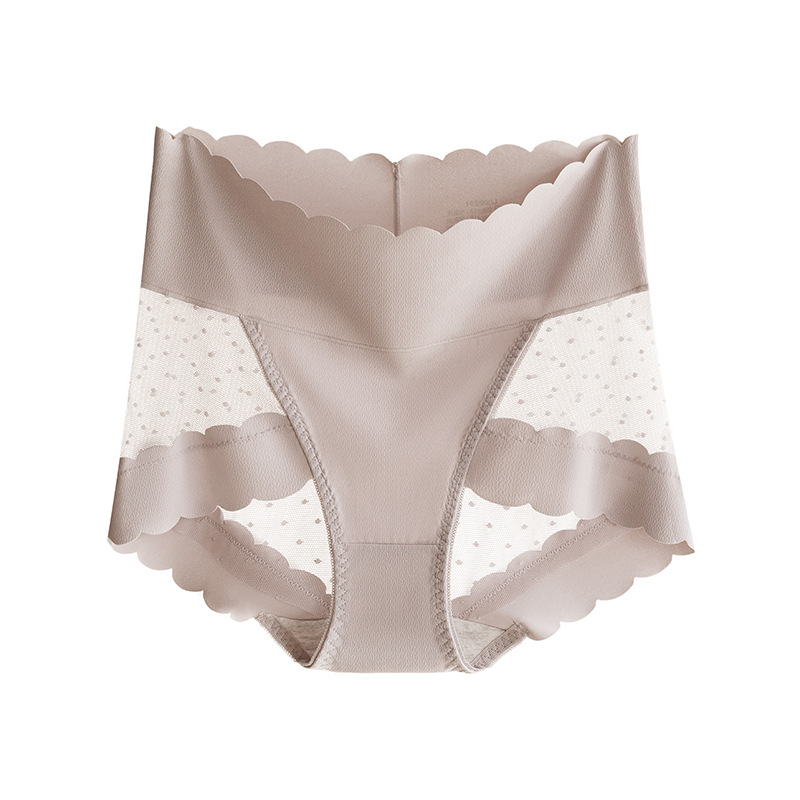 【3件裝】無痕性感網紗高腰收腹內褲