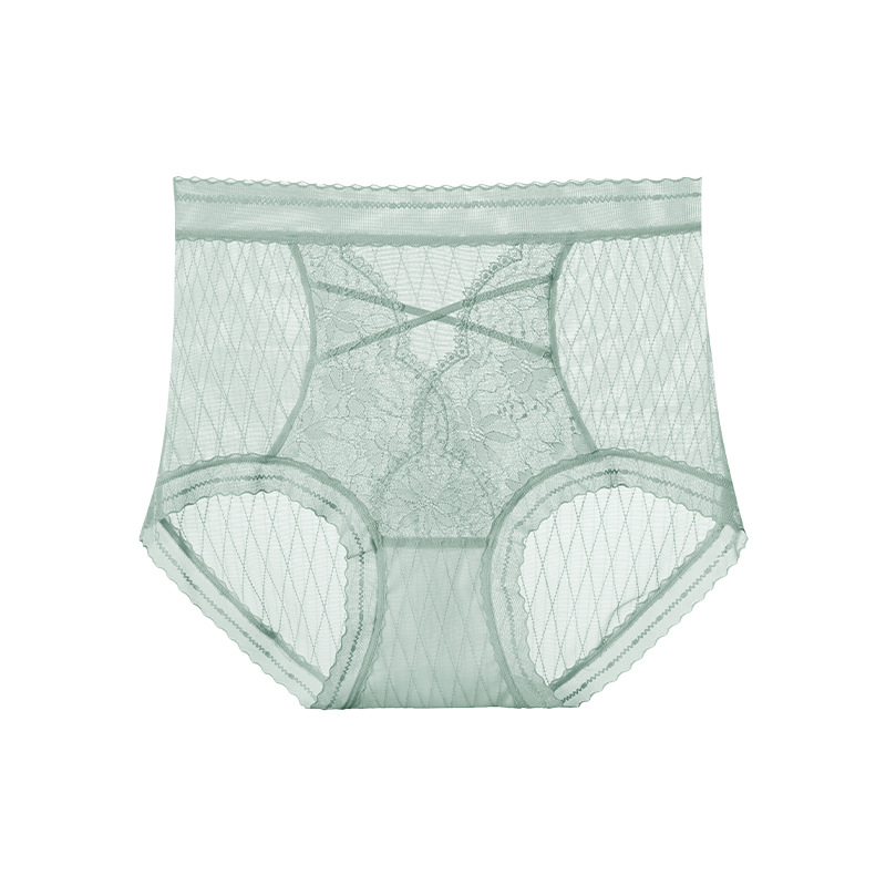 【3件裝】高腰性感蕾絲純欲透氣內褲