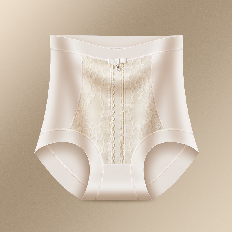 【3件裝】輕奢法式高腰塑身蕾絲內褲