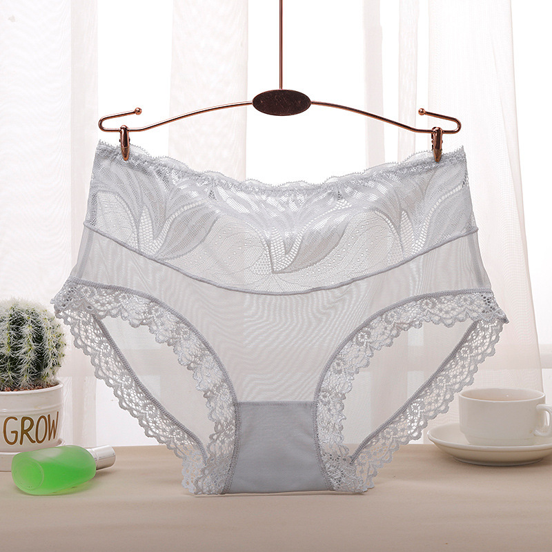 2025純欲網紗內褲女蕾絲性感惑2024新少女中腰純棉內襠三角褲頭女