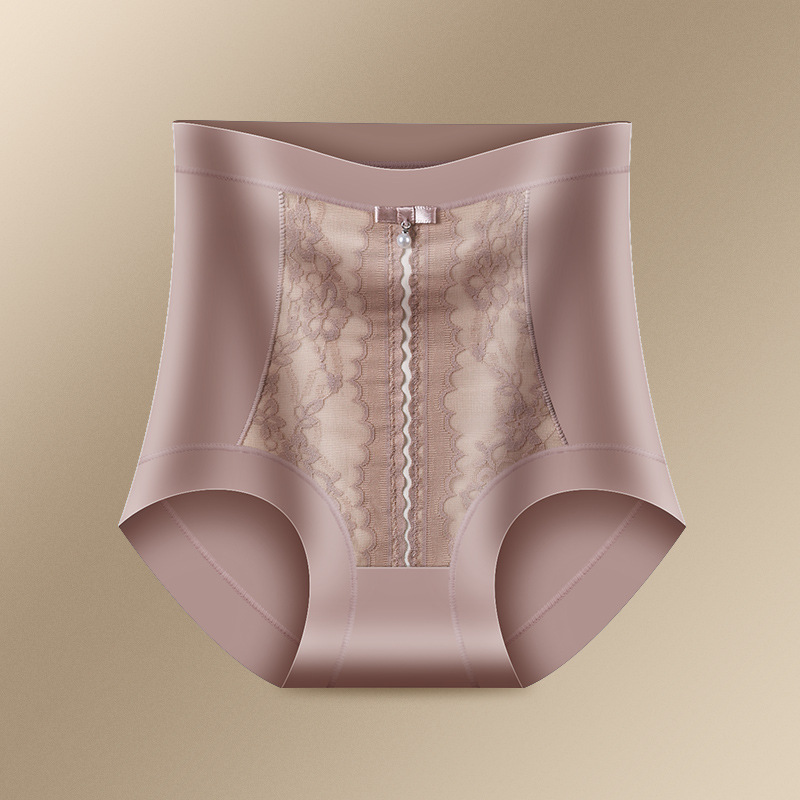 【3件裝】輕奢法式高腰塑身蕾絲內褲