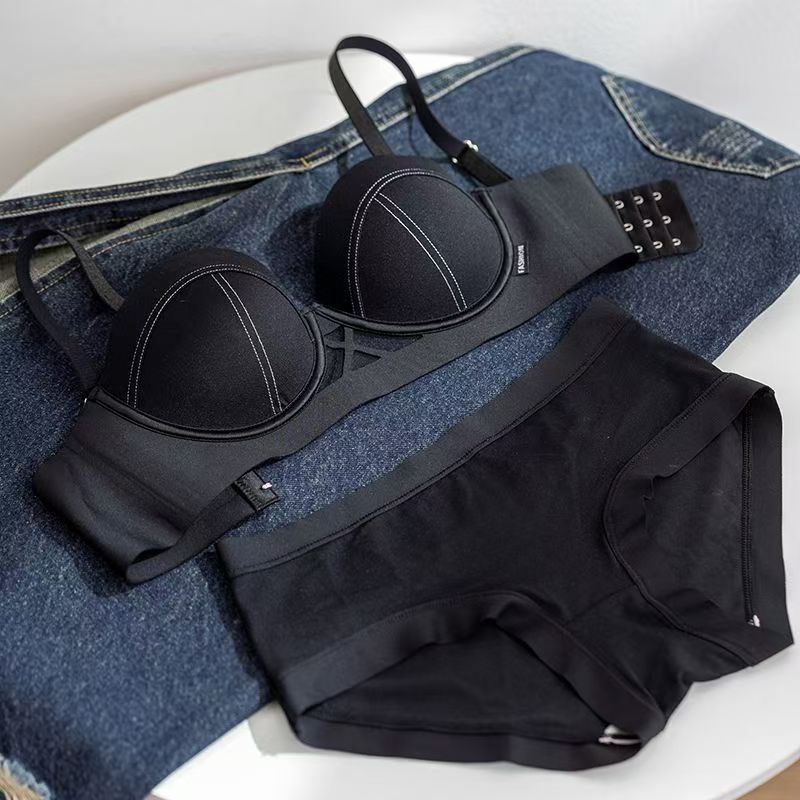 無痕聚攏性感塑形胸罩套裝