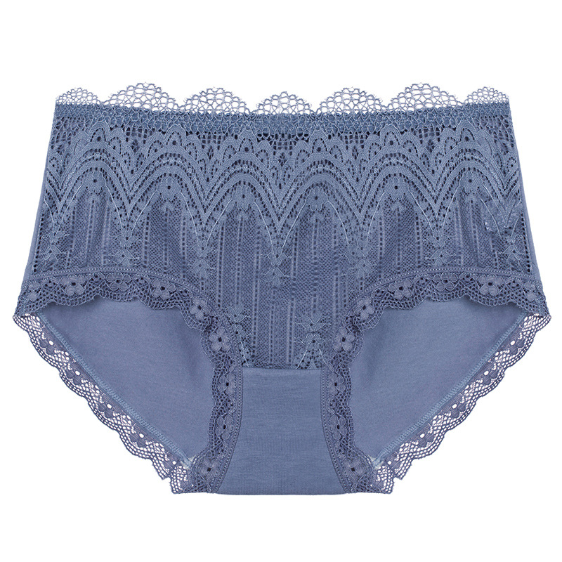 【3件裝】純棉襠抗菌透氣無痕提臀收腹大碼蕾絲內褲