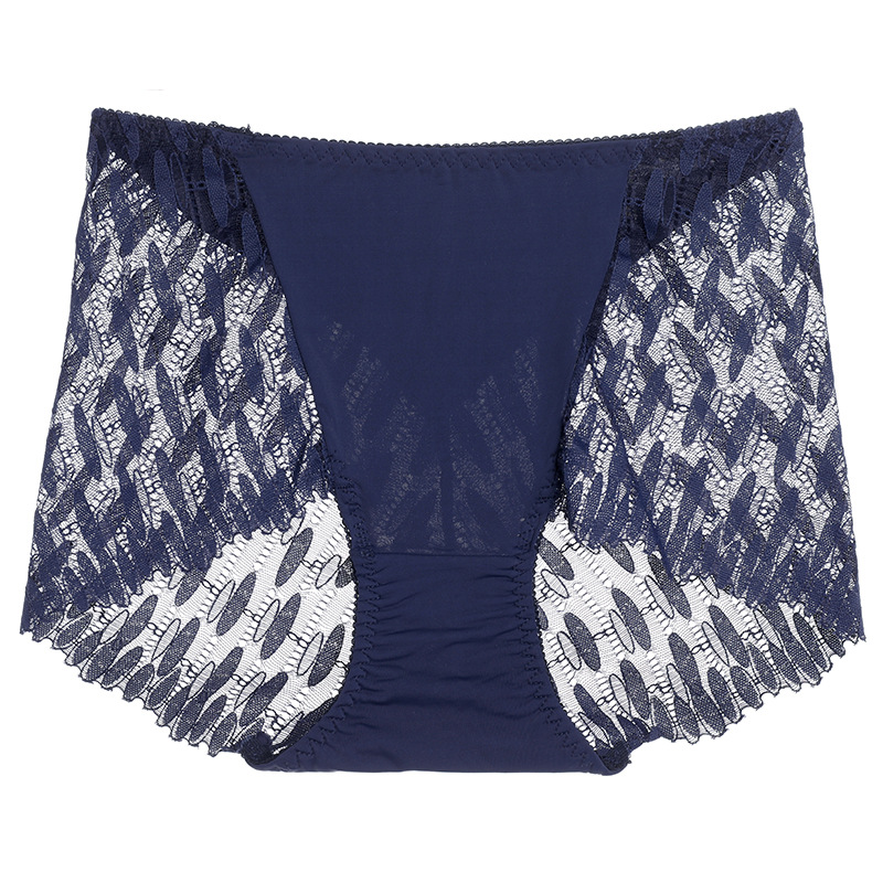 【3件裝】中高腰無痕性感收腹提臀蕾絲內褲