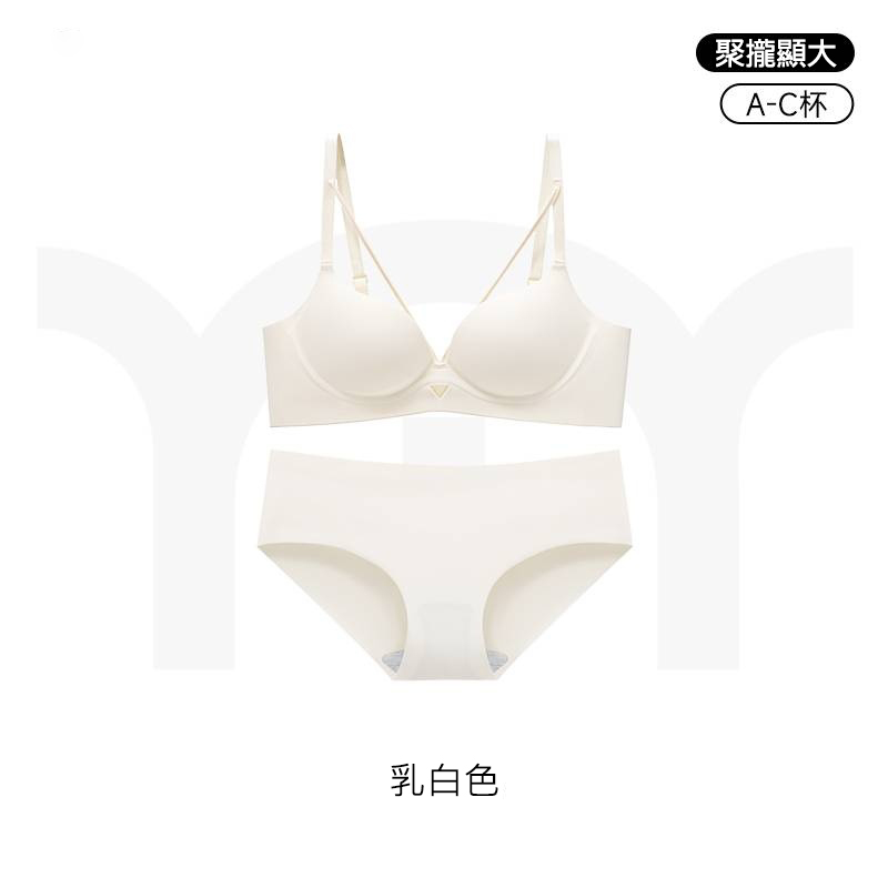 法式性感純欲聚攏無鋼圈豹紋光面內衣