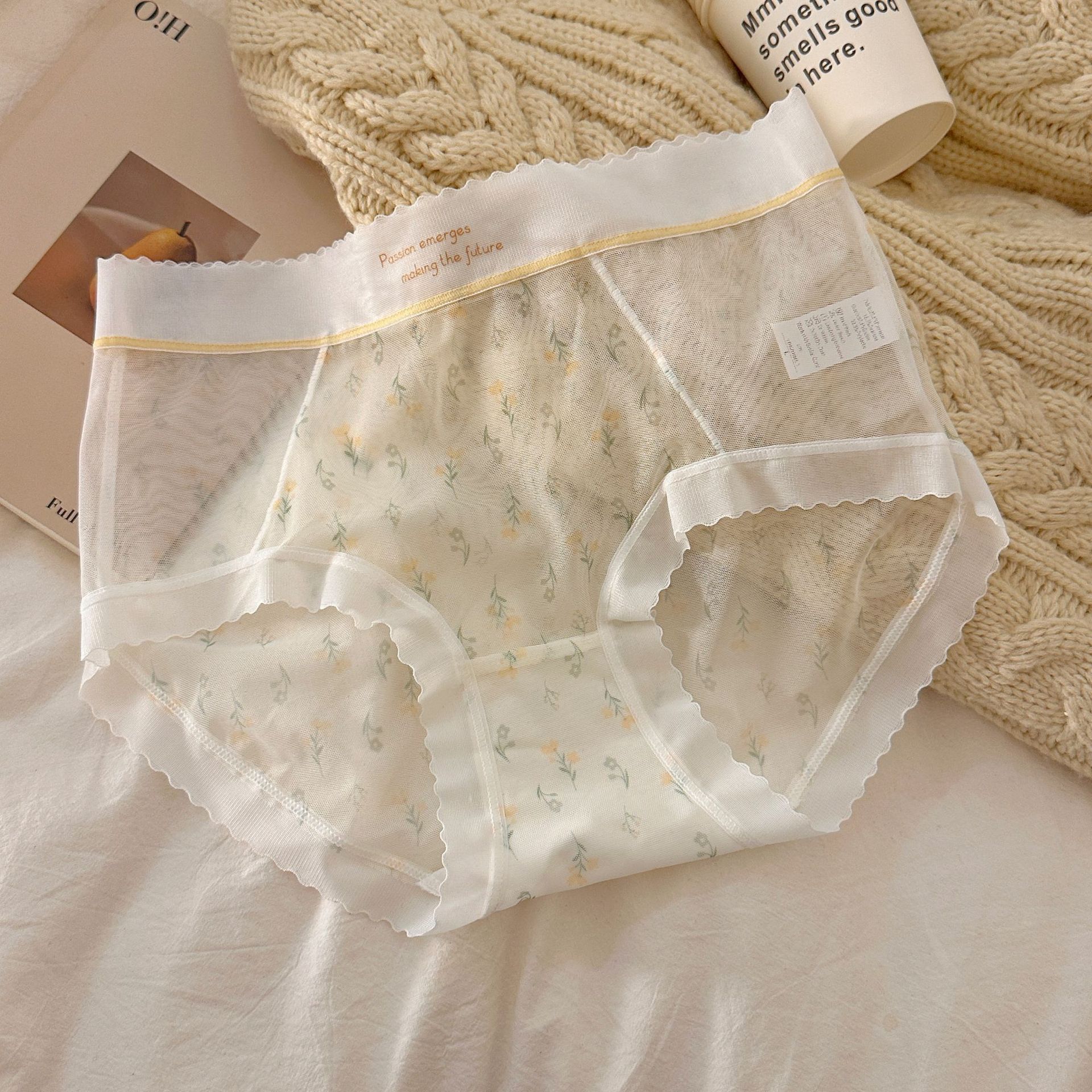 【5件裝】【限时特惠】夏日爆款小碎花蕾丝内裤🔥