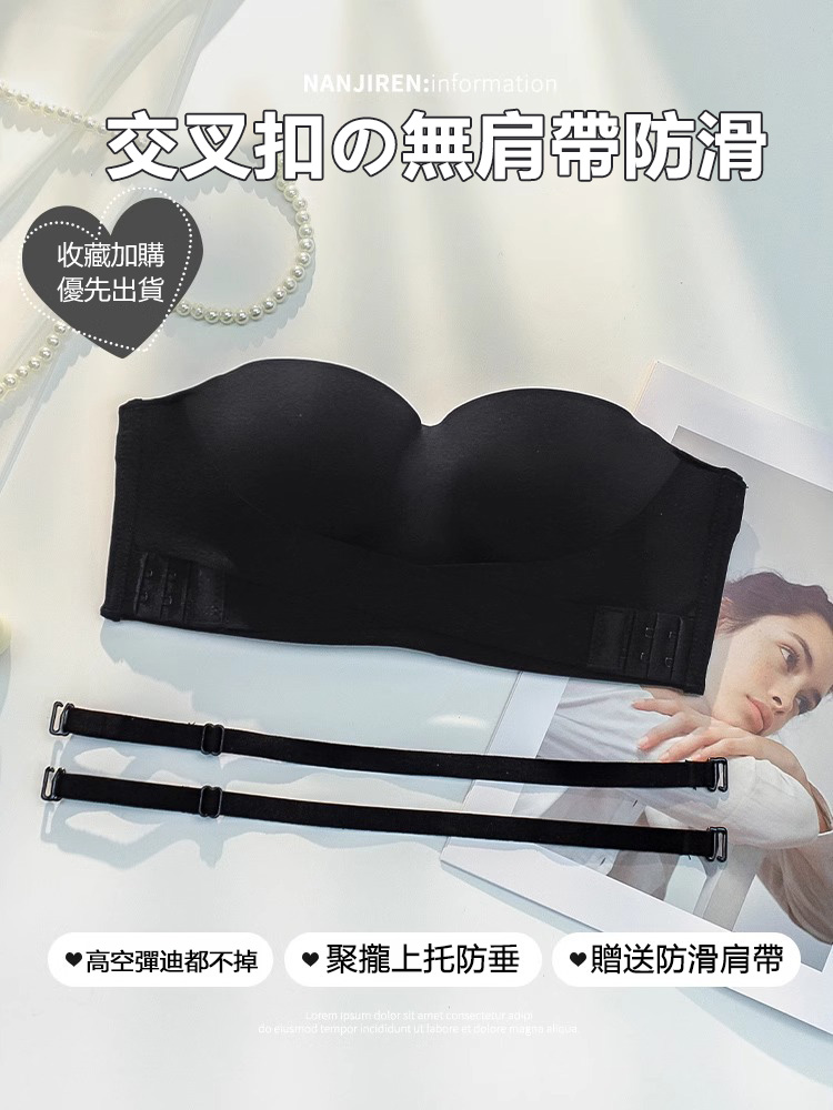 夏季專屬✨薄款無痕露肩裹胸內衣