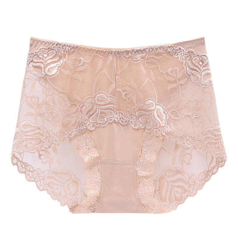 【5件裝】中高腰蕾絲性感透明無痕內褲
