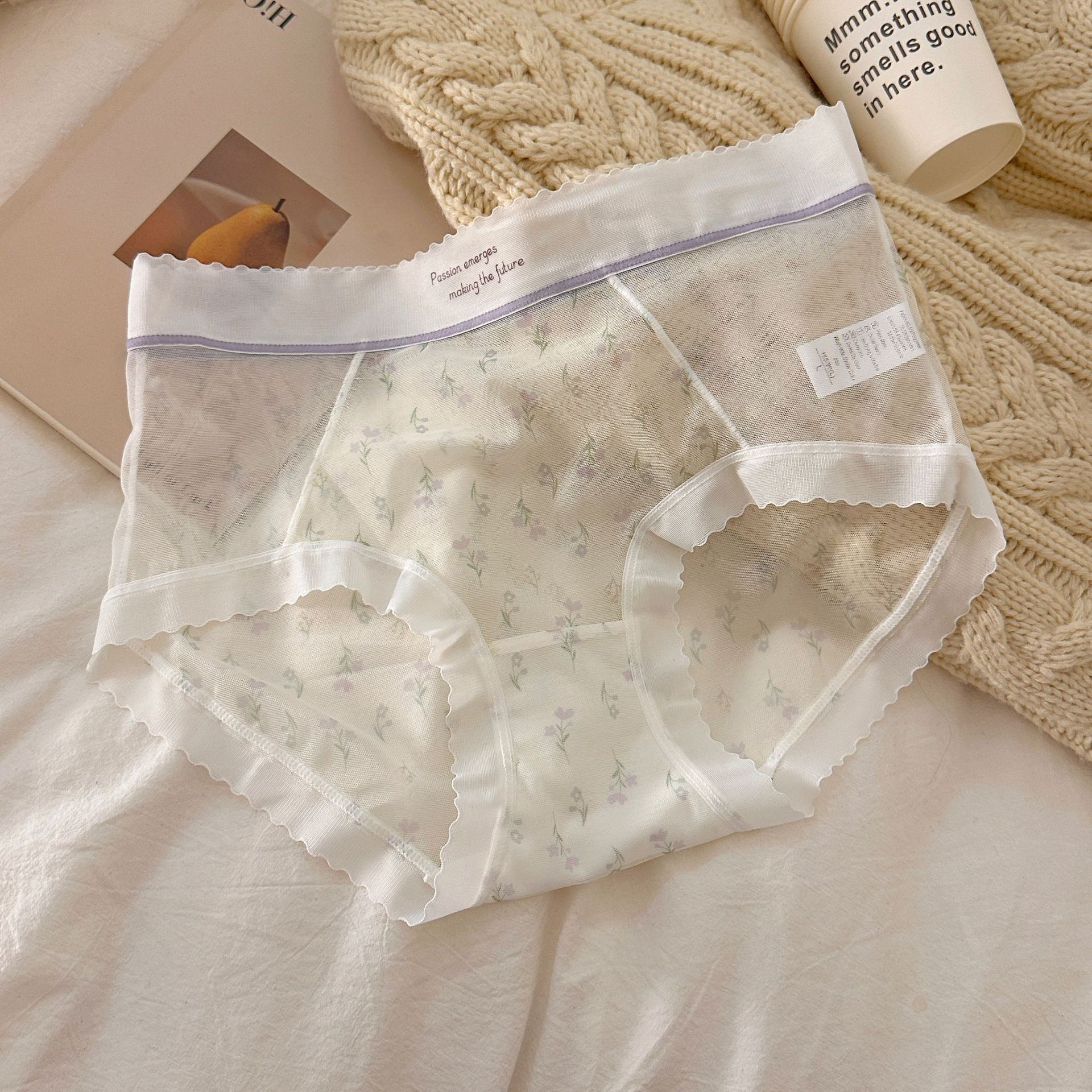 【5件裝】【限时特惠】夏日爆款小碎花蕾丝内裤🔥