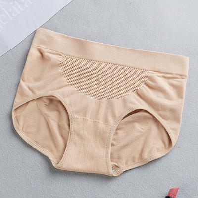 【10件裝】日系蜂巢中腰無痕提臀收腹內褲