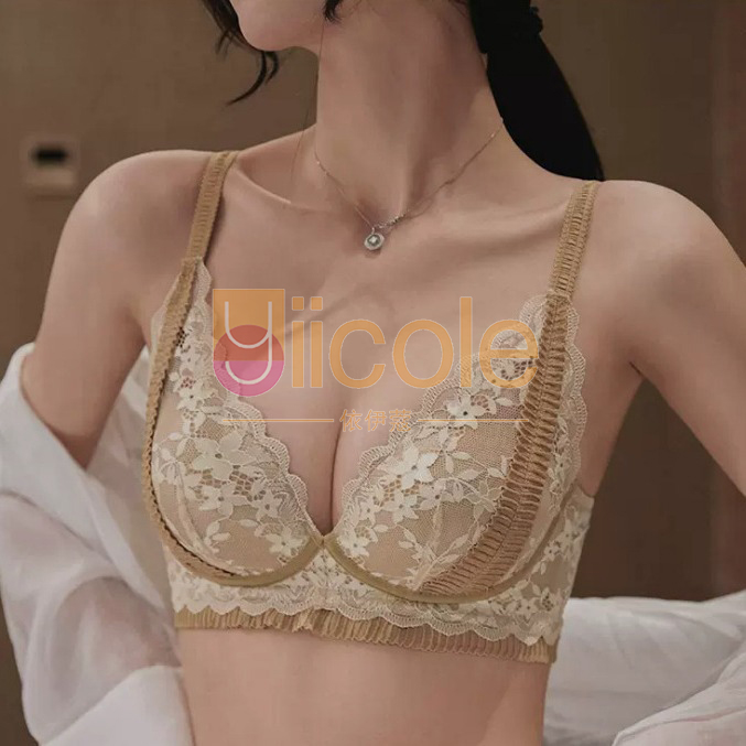 💝【小胸逆襲】無鋼圈性感蕾絲聚攏內衣