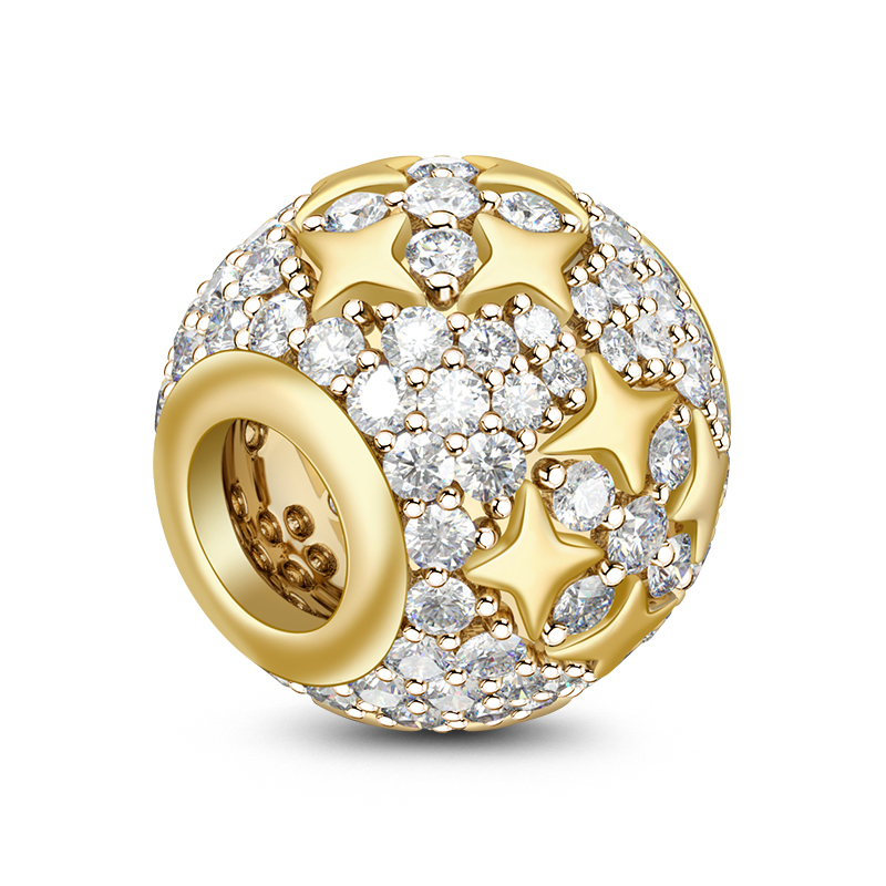 Golden Star Charm image number 1