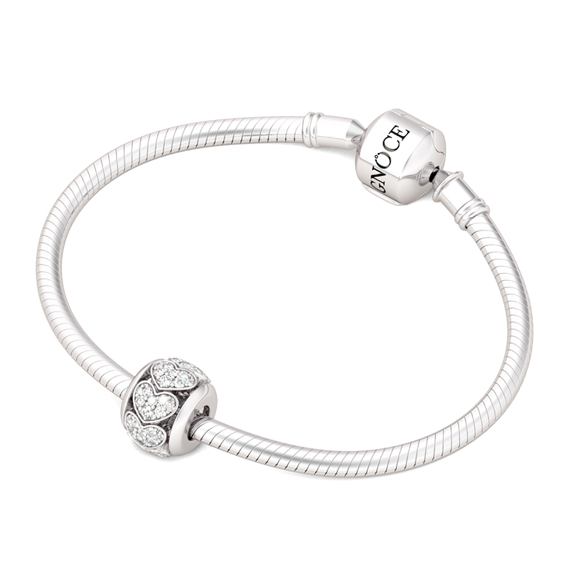 Heart Shape Openwork Charm image number 2