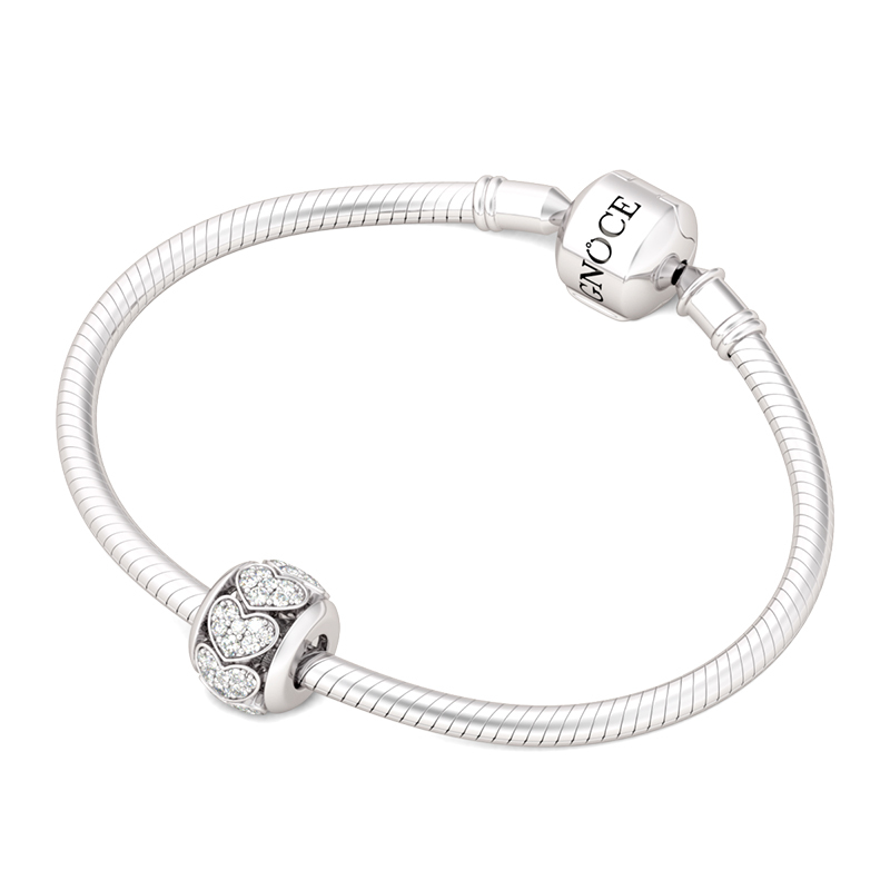 Heart Shape Openwork Charm image number 2