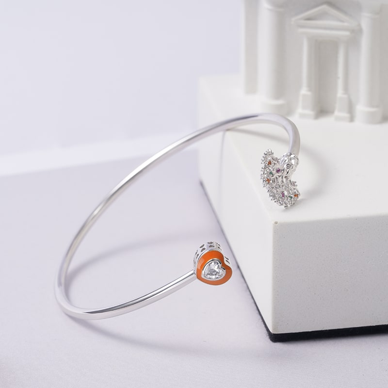 Tree of Life Open Bangle image number 2