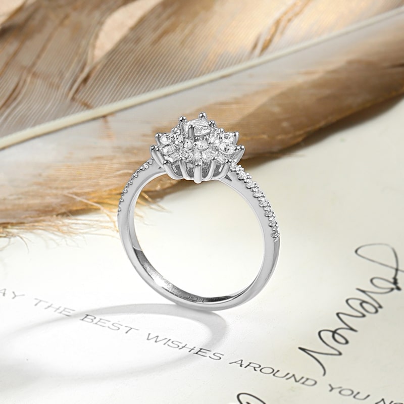 Flower Promise Ring image number 1