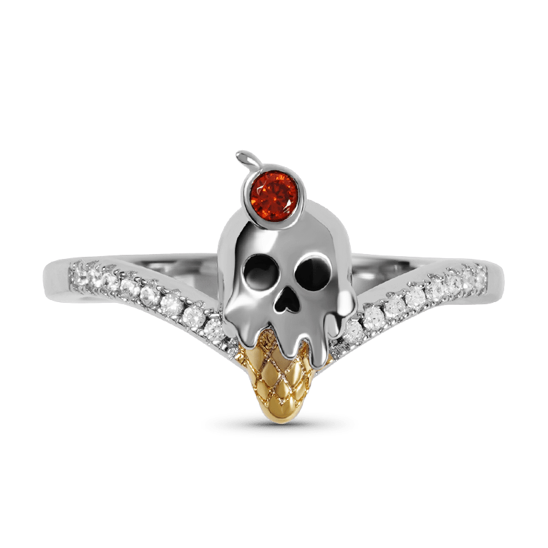 Skull Ice Cream V Ring image number 0