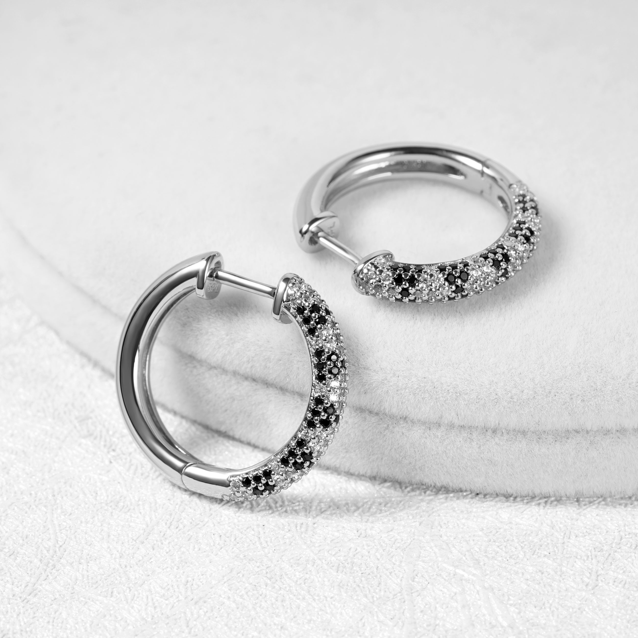 Snakeskin Hoop Earrings image number 1